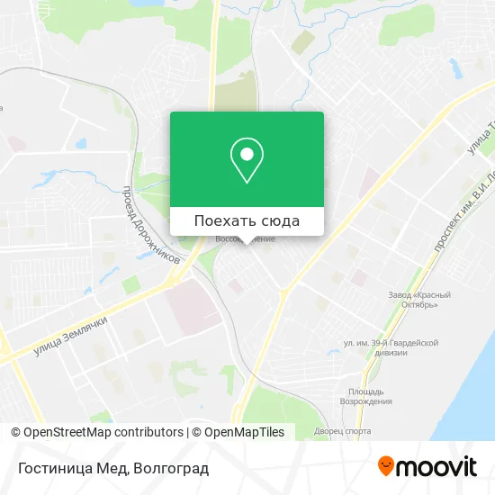 Карта Гостиница Мед