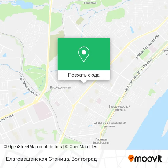 Карта Благовещенская Станица
