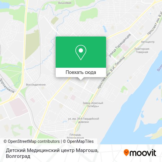 Карта Детский Медицинский центр Маргоша