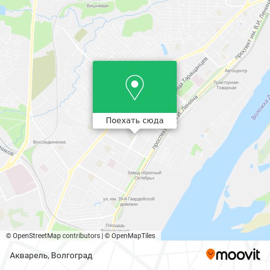 Карта Акварель