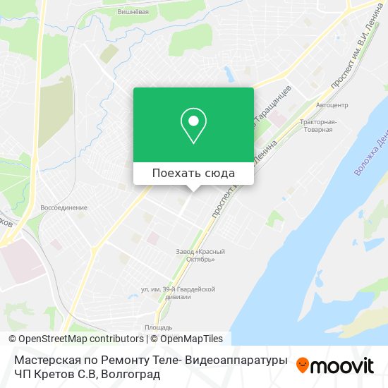 Карта Мастерская по Ремонту Теле- Видеоаппаратуры ЧП Кретов С.В