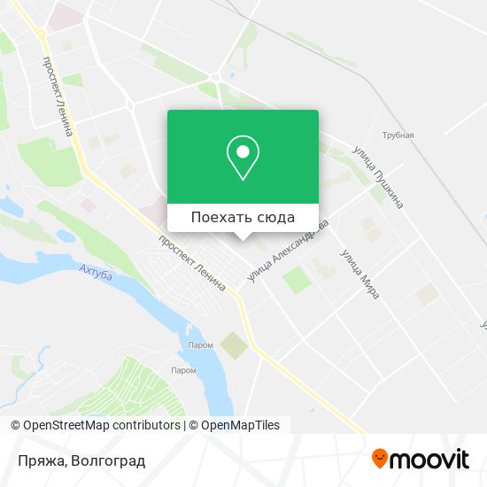 Карта Пряжа