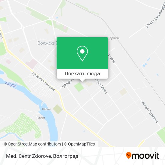 Карта Med. Centr Zdorove