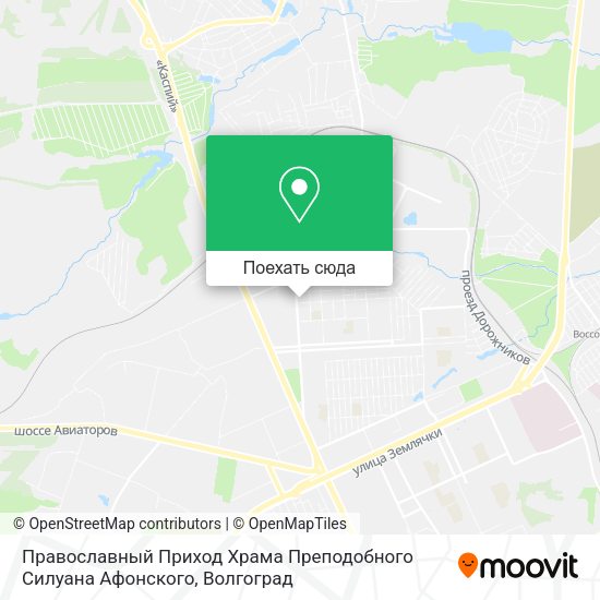Карта Православный Приход Храма Преподобного Силуана Афонского