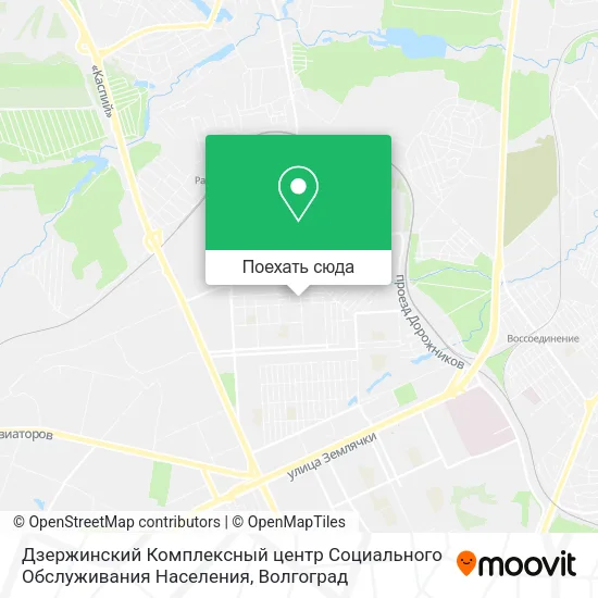 Карта Дзержинский Комплексный центр Социального Обслуживания Населения