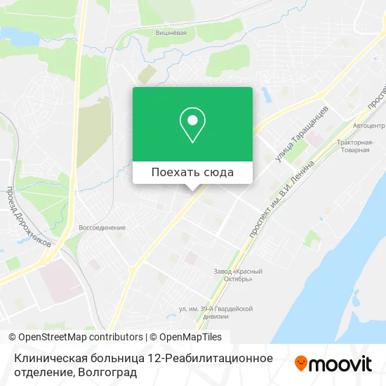 Карта Клиническая больница 12-Реабилитационное отделение