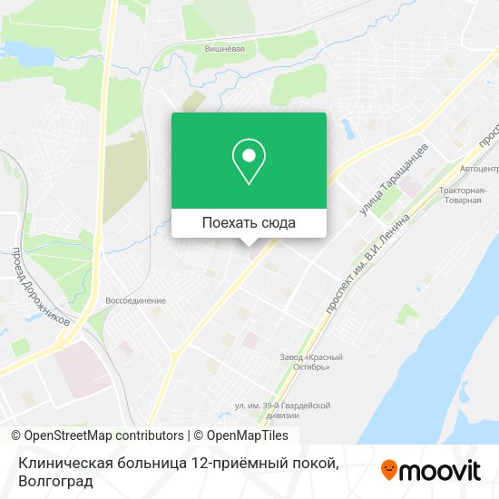 Карта Клиническая больница 12-приёмный покой