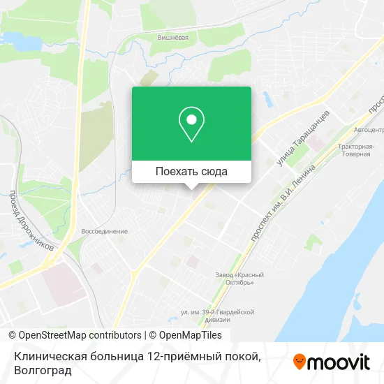 Карта Клиническая больница 12-приёмный покой