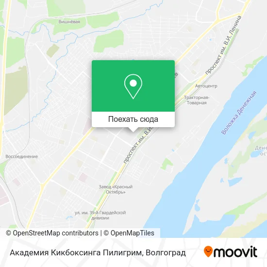 Карта Академия Кикбоксинга Пилигрим