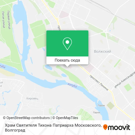 Карта Храм Святителя Тихона Патриарха Московского