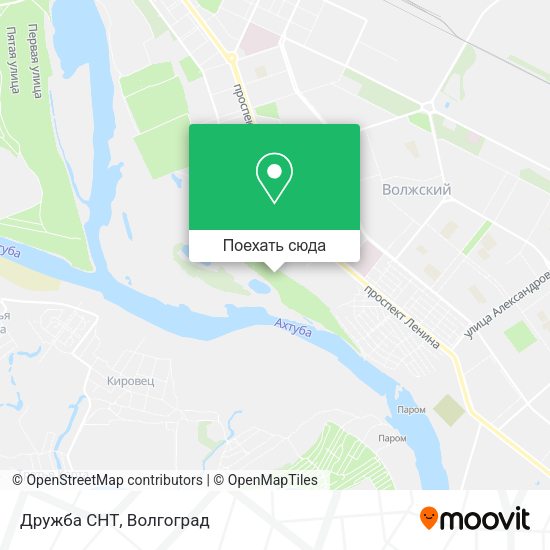 Карта Дружба СНТ