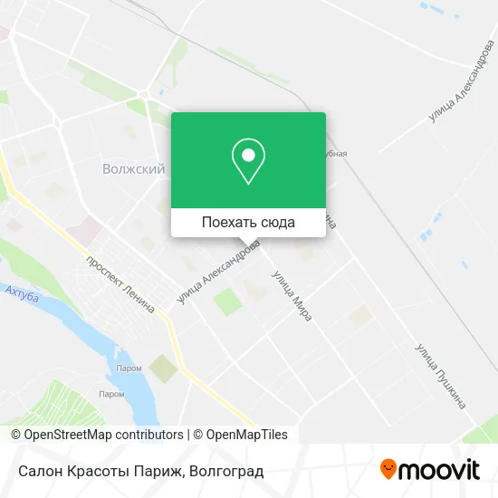 Карта Салон Красоты Париж