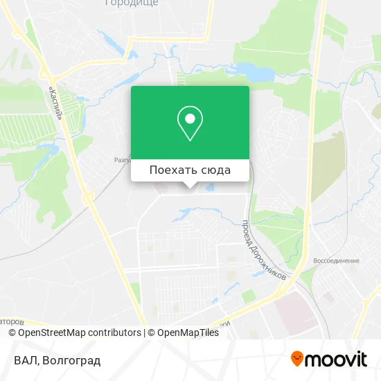 Карта ВАЛ