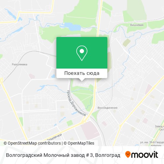 Карта Волгоградский Молочный завод # 3