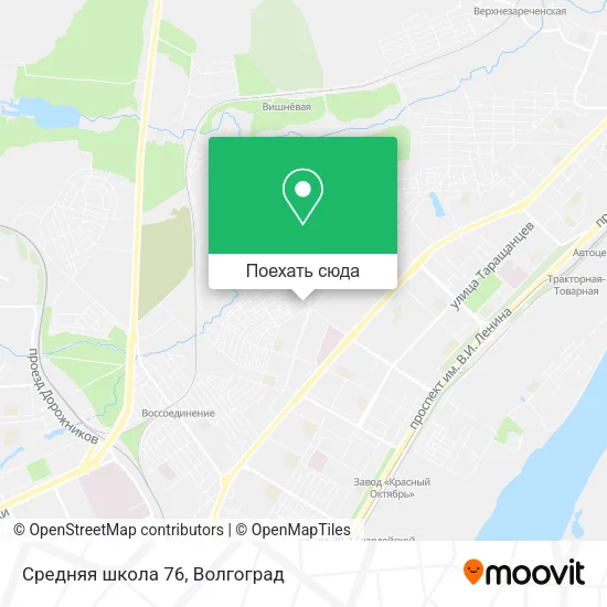 Карта Средняя школа 76