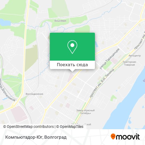 Карта Компьютадор-Юг