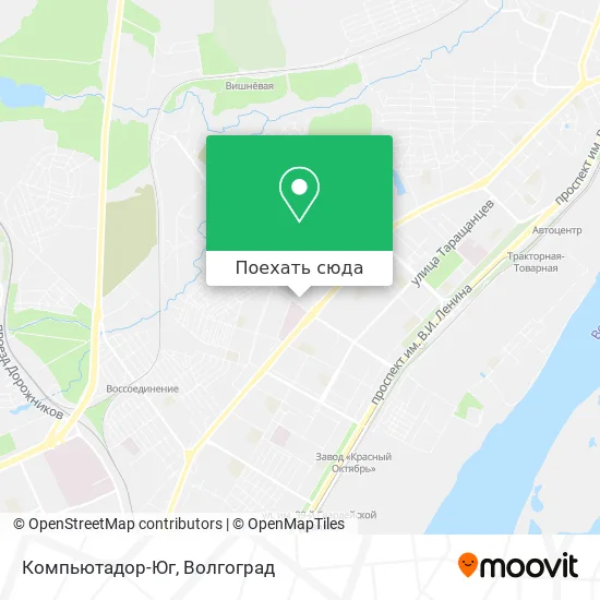 Карта Компьютадор-Юг