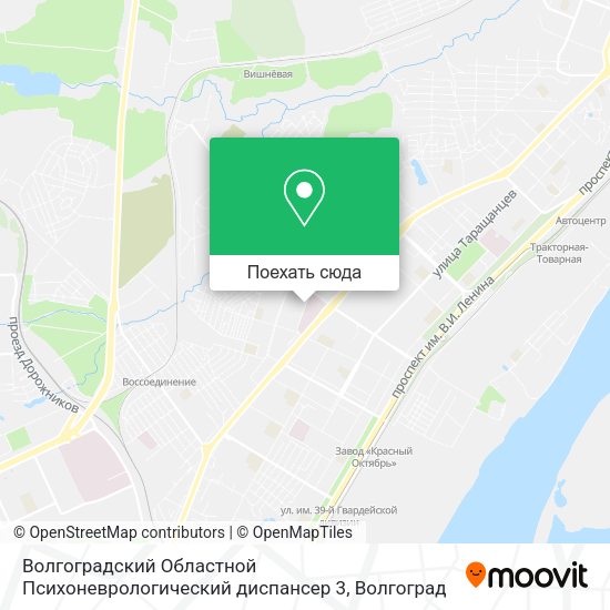 Карта Волгоградский Областной Психоневрологический диспансер 3