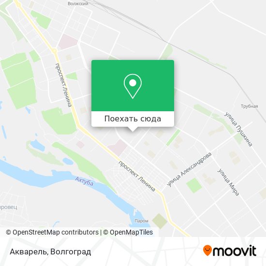 Карта Акварель