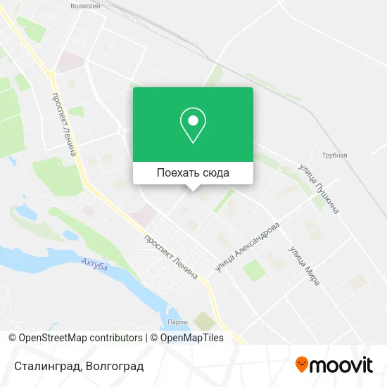 Карта Сталинград