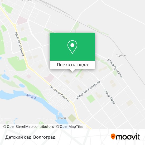 Карта Детский сад
