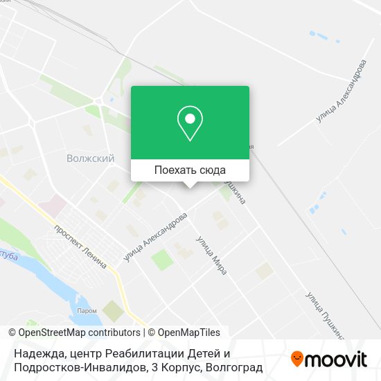Карта Надежда, центр Реабилитации Детей и Подростков-Инвалидов, 3 Корпус