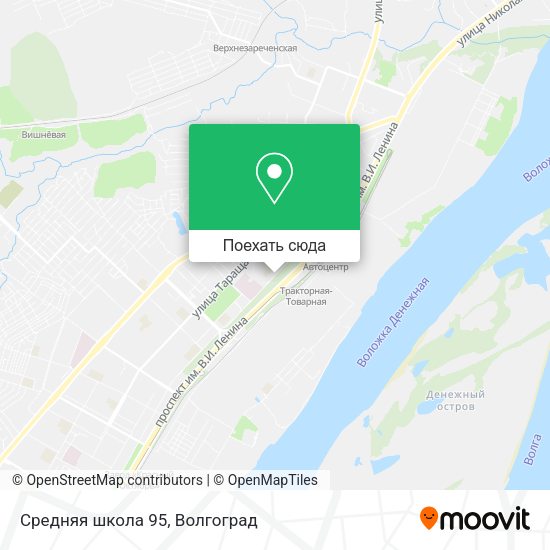 Карта Средняя школа 95