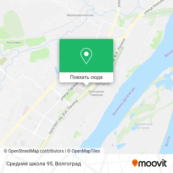 Карта Средняя школа 95