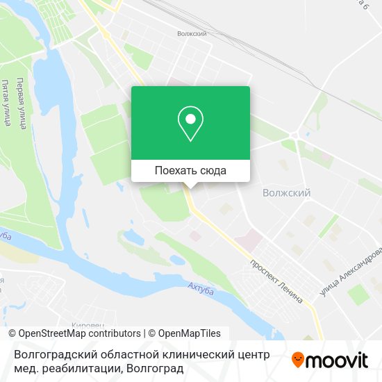 Карта Волгоградский областной клинический центр мед. реабилитации