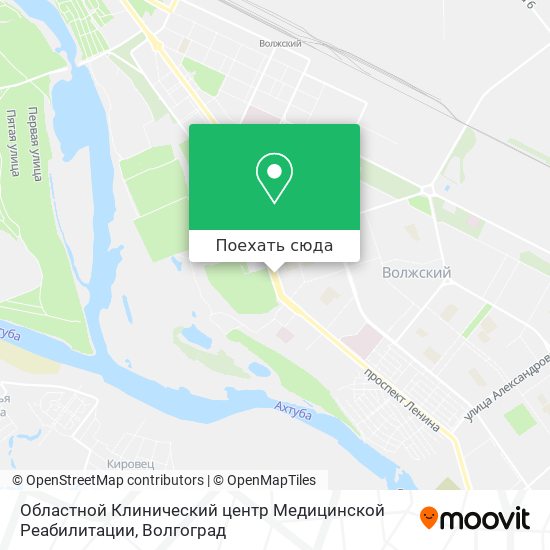 Карта Областной Клинический центр Медицинской Реабилитации