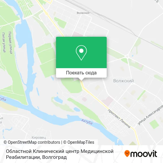 Карта Областной Клинический центр Медицинской Реабилитации