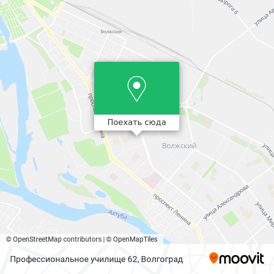Карта Профессиональное училище 62