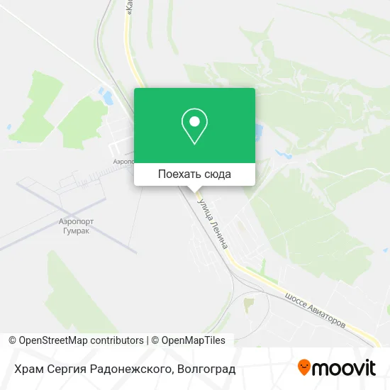 Карта Храм Сергия Радонежского