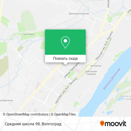 Карта Средняя школа 98