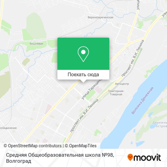 Карта Средняя Общеобразовательная школа №98