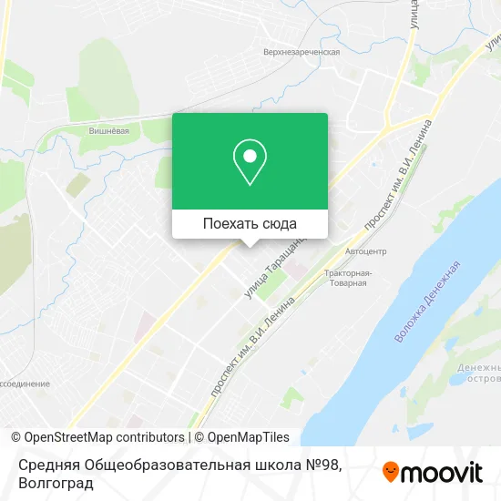 Карта Средняя Общеобразовательная школа №98
