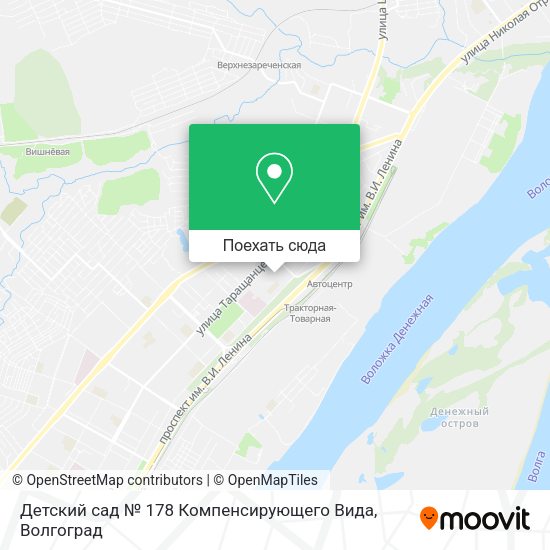 Карта Детский сад № 178 Компенсирующего Вида