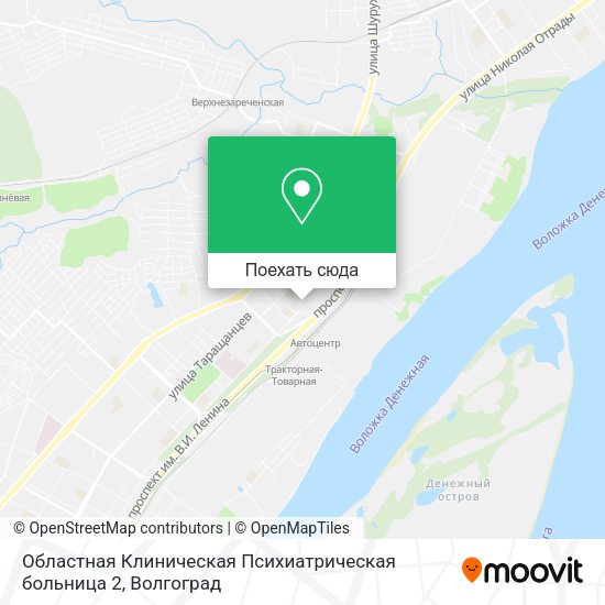 Карта Областная Клиническая Психиатрическая больница 2