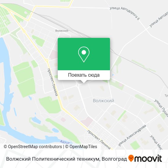 Карта Волжский Политехнический техникум