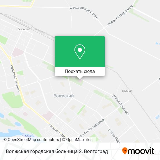 Карта Волжская городская больница 2