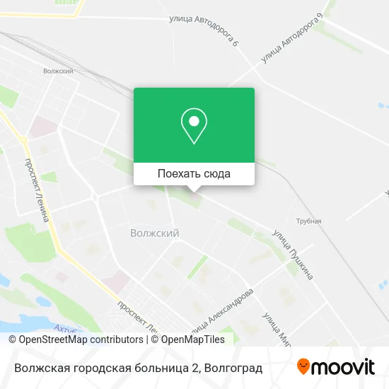 Карта Волжская городская больница 2