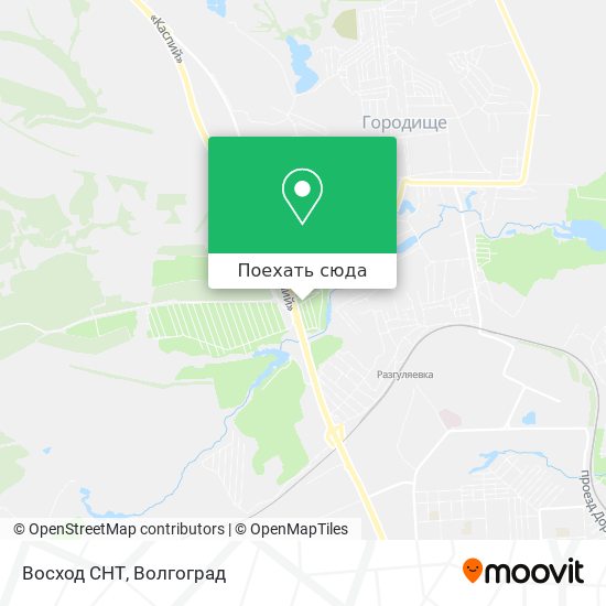 Карта Восход СНТ