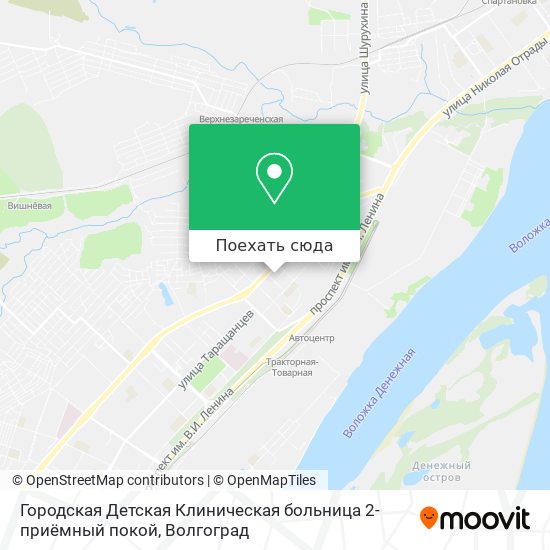 Карта Городская Детская Клиническая больница 2-приёмный покой