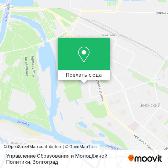 Карта Управление Образования и Молодёжной Политики