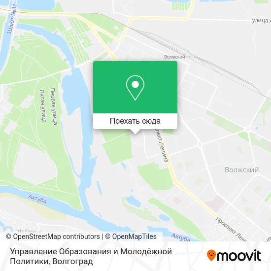 Карта Управление Образования и Молодёжной Политики