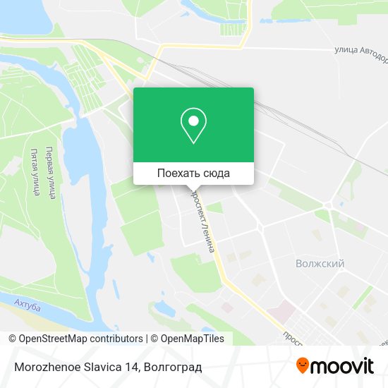 Карта Morozhenoe Slavica 14