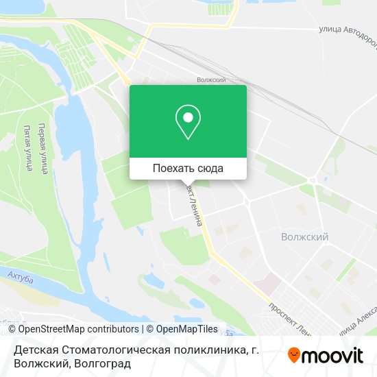 Карта Детская Стоматологическая поликлиника, г. Волжский