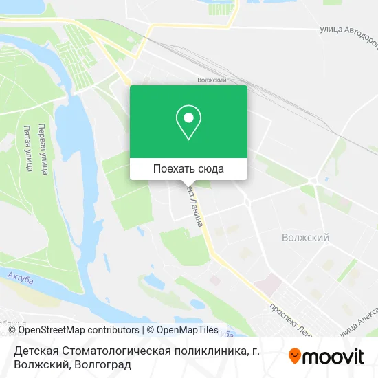 Карта Детская Стоматологическая поликлиника, г. Волжский