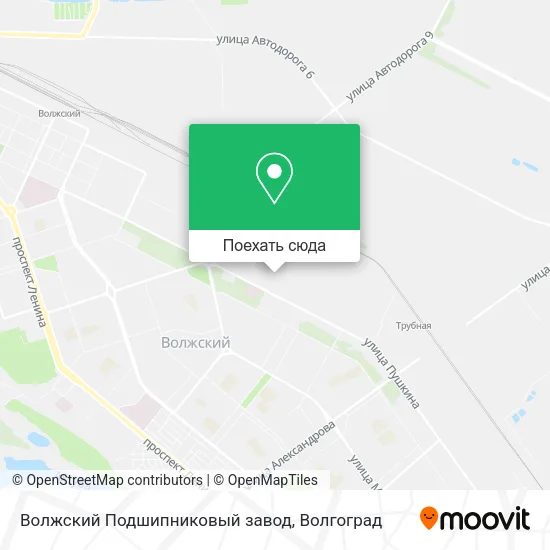 Карта Волжский Подшипниковый завод