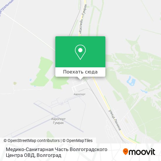 Карта Медико-Санитарная Часть Волгоградского Центра ОВД